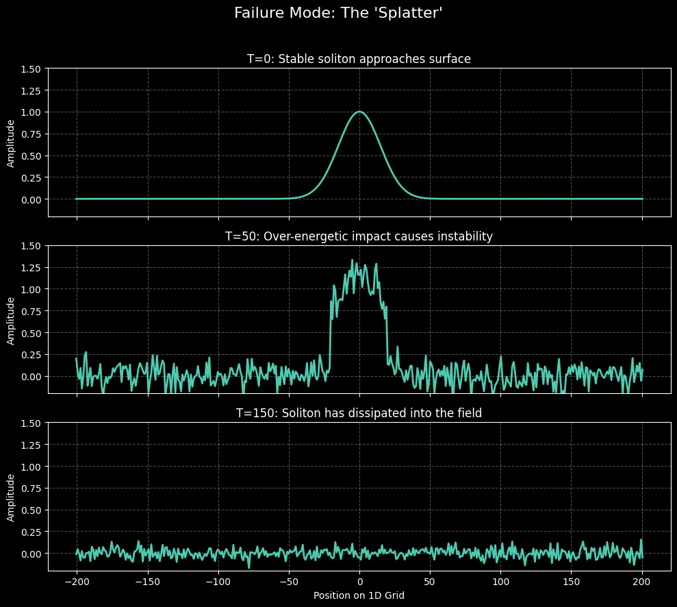 RDU simulation of the Splatter failure mode.